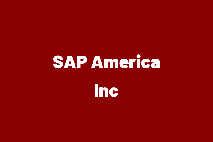 Software Development Firm SAP America Inc