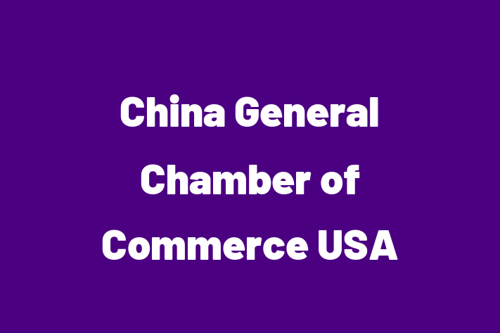 Technology Company China General Chamber of Commerce  USA