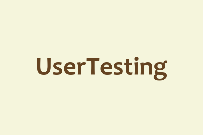 Tech Solutions Company UserTesting