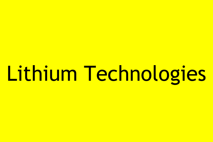 Tech Solutions Company Lithium Technologies