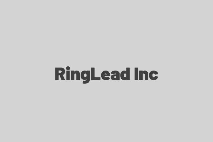 Digital Solutions Provider RingLead Inc