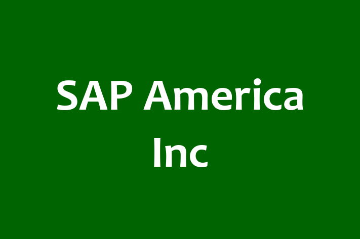 Tech Solutions Company SAP America Inc