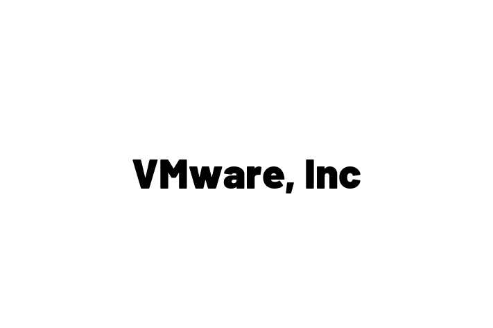 Software Solutions Provider VMware Inc