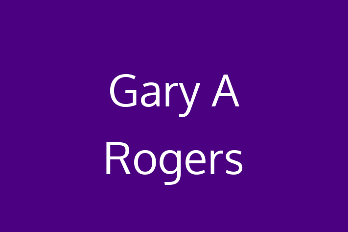 Project architect Gary A Rogers