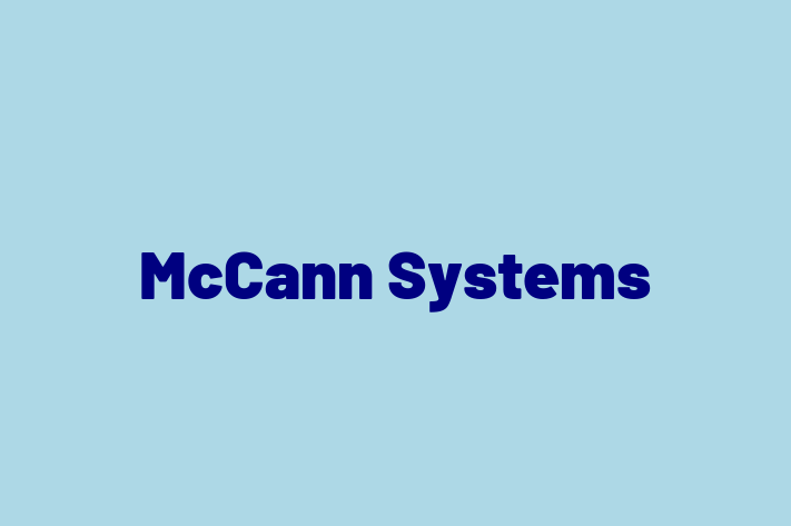 Software Development Company McCann Systems