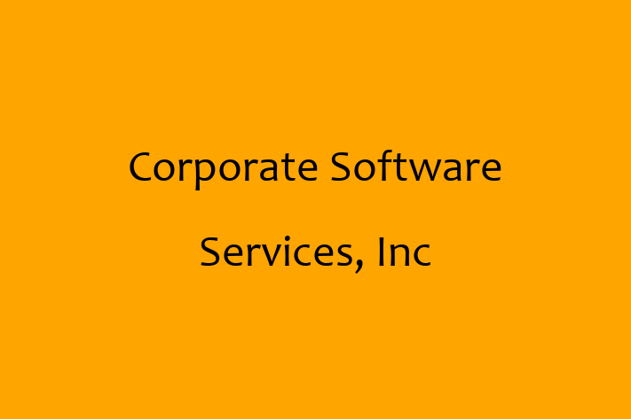 Technology Company Corporate Software Services Inc