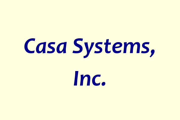 Talent Management Casa Systems Inc.