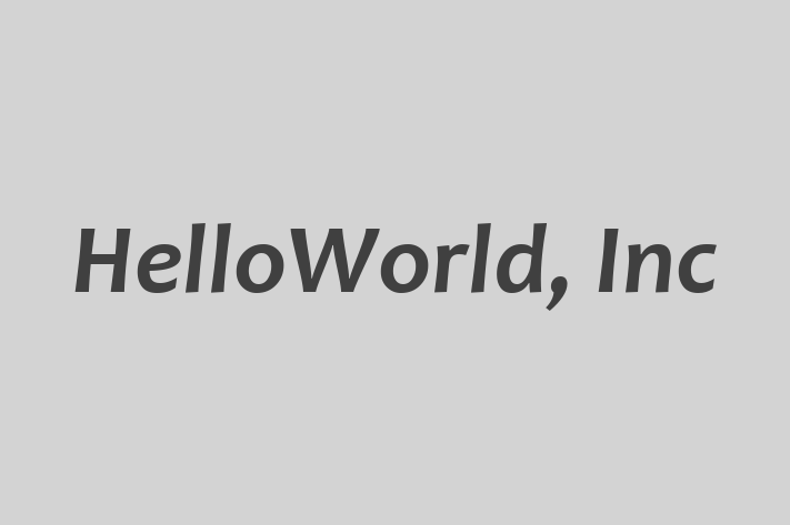 Application Development Company HelloWorld Inc