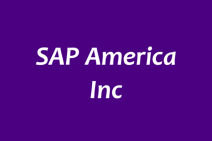 Tech Firm SAP America Inc