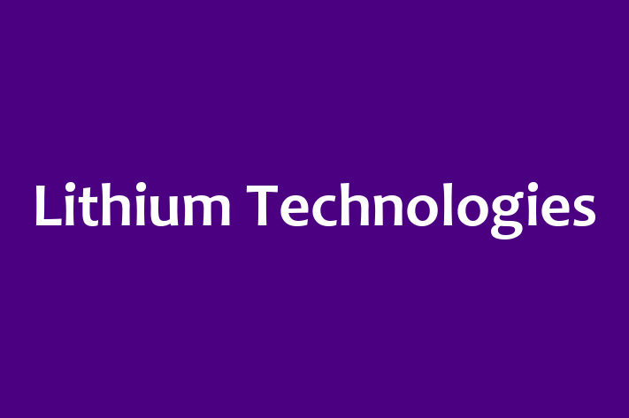 Software Solutions Provider Lithium Technologies