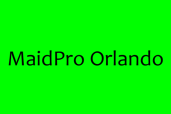 Sanitizing Services MaidPro Orlando