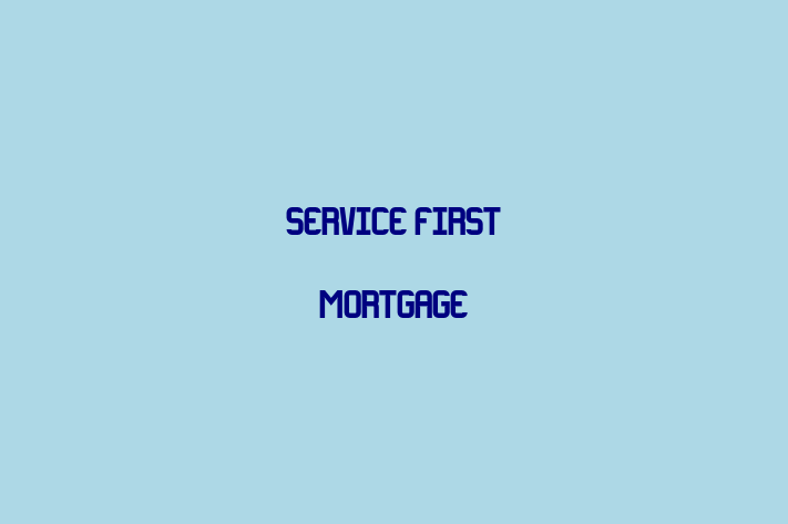 Staff Management Service First Mortgage