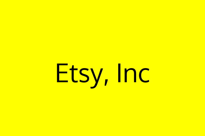 Software Services Company Etsy Inc