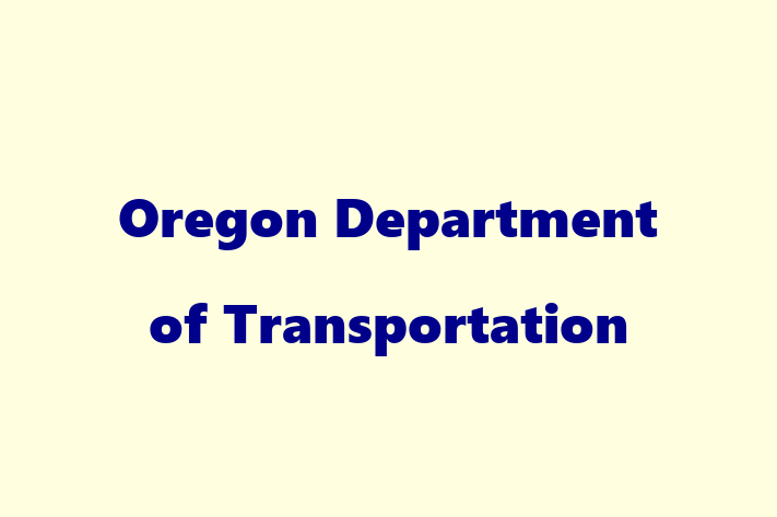 Labor Relations Oregon Department of Transportation