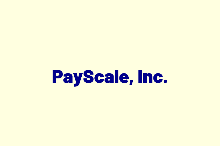 Software Development Company PayScale Inc.