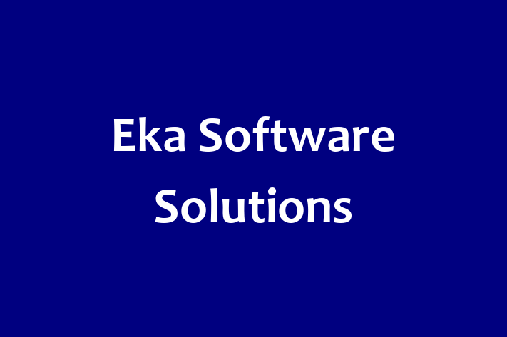 Technology Solutions Firm Eka Software Solutions