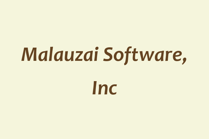 Software Services Company Malauzai Software Inc