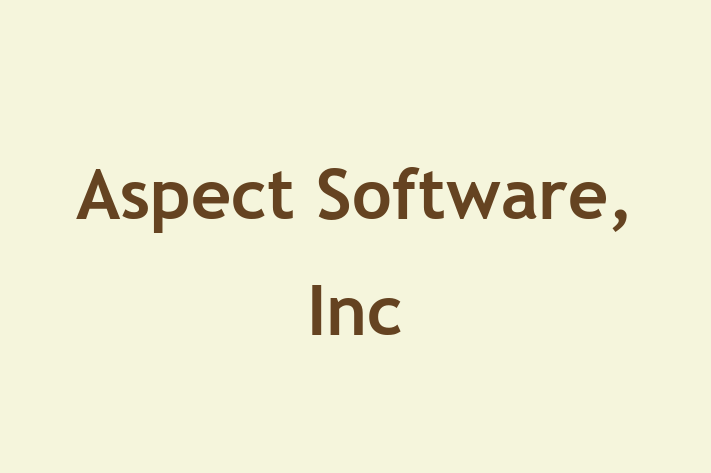 Digital Solutions Provider Aspect Software Inc