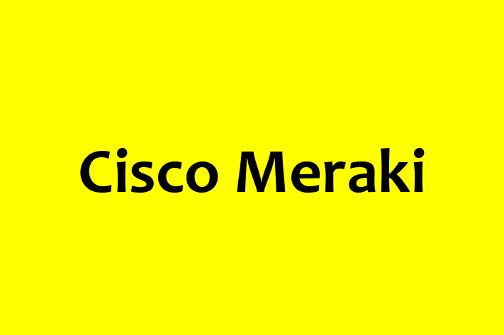 Software Solutions Provider Cisco Meraki