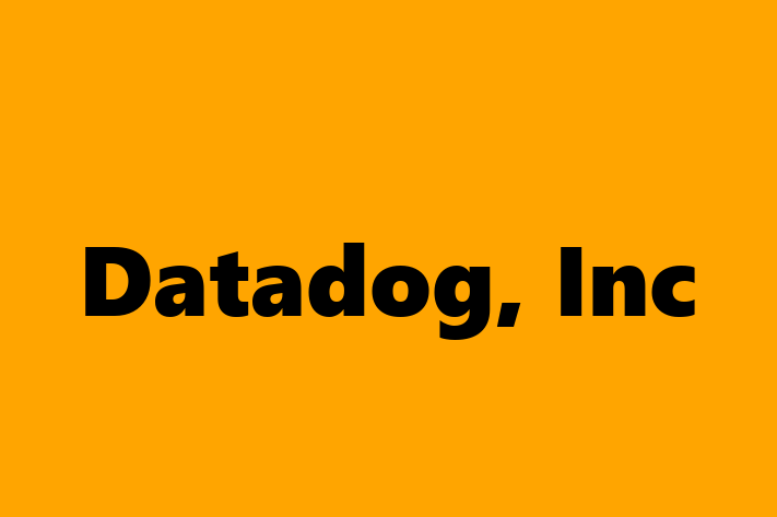 Software Solutions Provider Datadog Inc