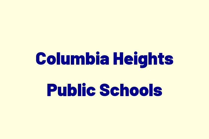 Employee Relations Columbia Heights Public Schools