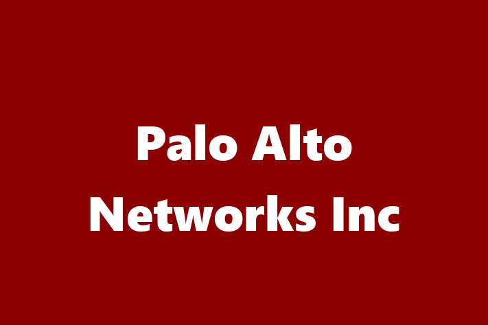 Software Development Firm Palo Alto Networks Inc