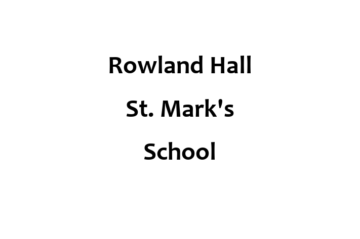 Personnel Management Rowland Hall St. Marks School