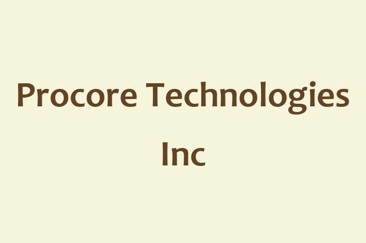 Digital Solutions Provider Procore Technologies Inc