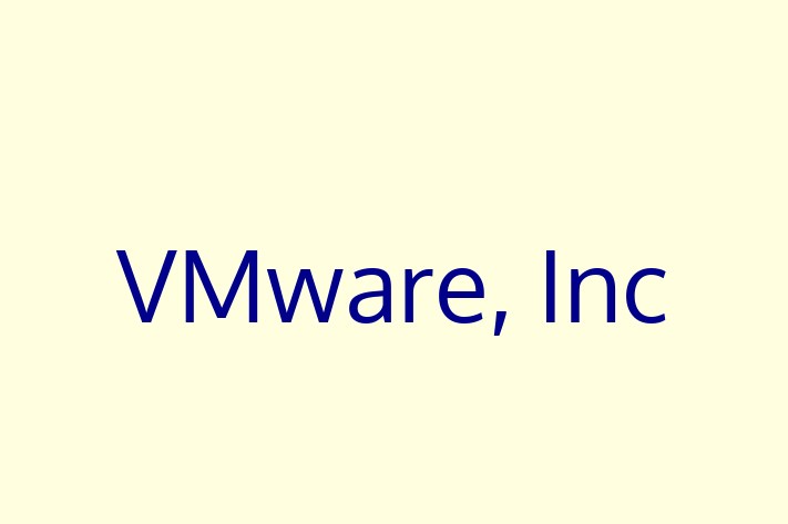 Software Solutions Provider VMware Inc