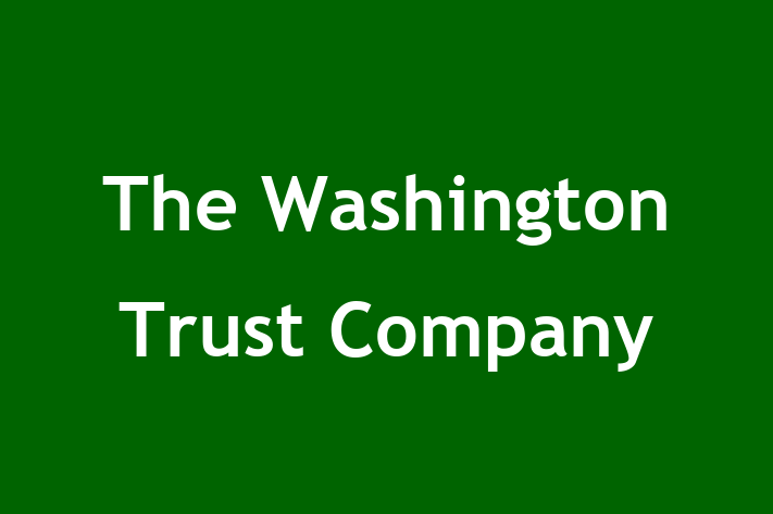 Talent Management The Washington Trust Company