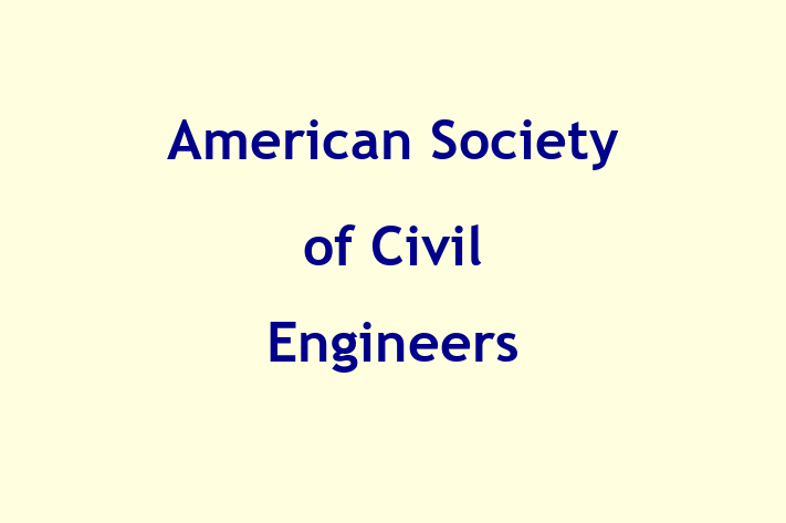 Talent Management American Society of Civil Engineers