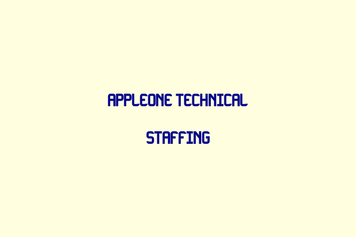 Employee Resource Management AppleOne Technical Staffing