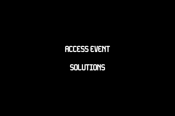 Software Firm ACCESS Event Solutions