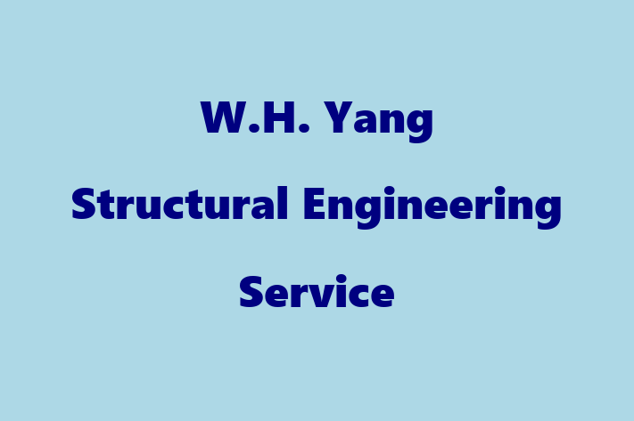 Architect planner W.H. Yang Structural Engineering Service