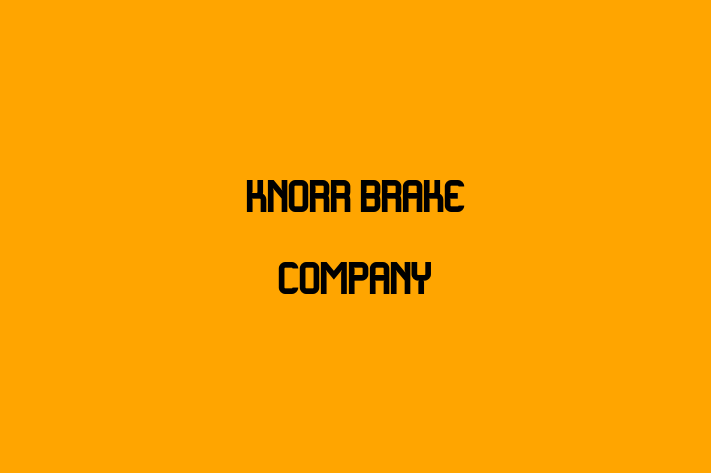 HR Administration Knorr Brake Company