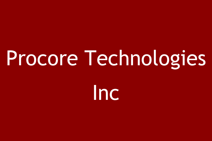 Software Development Company Procore Technologies Inc