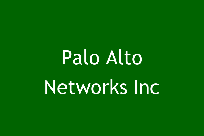 Tech Firm Palo Alto Networks Inc