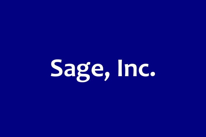 Technology Solutions Firm Sage Inc.