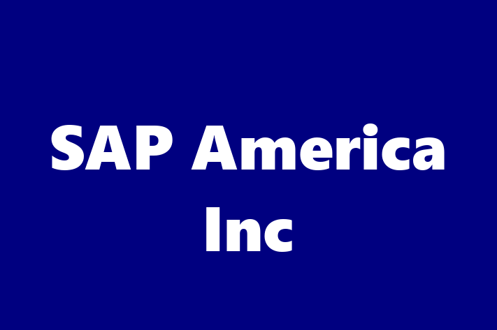 Application Development Company SAP America Inc