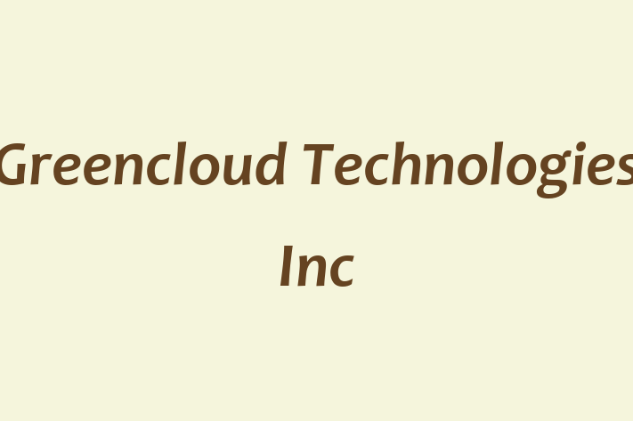 Software Engineering Company Greencloud Technologies Inc