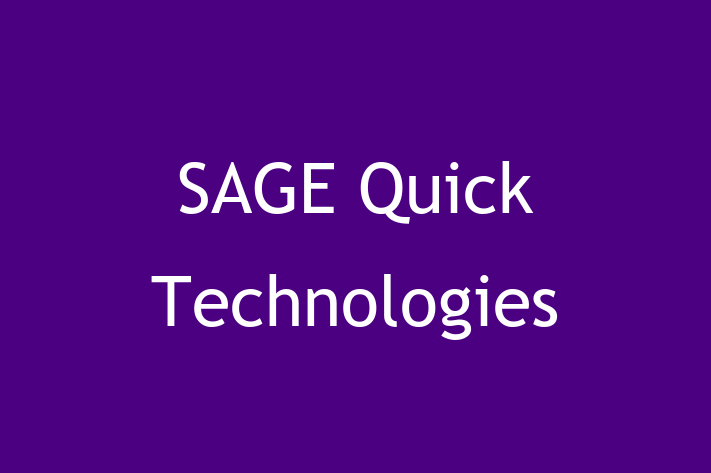 Software Firm SAGE Quick Technologies