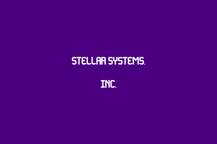 Software Consultancy Stellar Systems Inc.