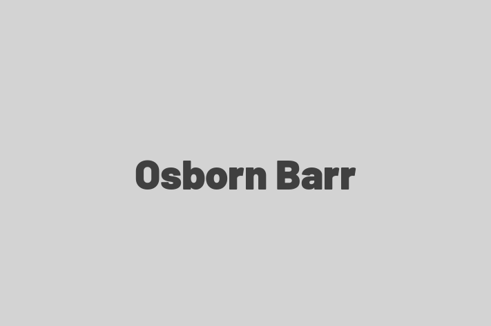 Software Solutions Provider Osborn Barr