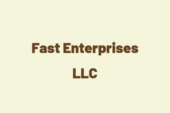 Software Development Firm Fast Enterprises LLC