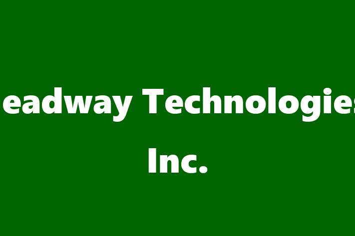 Software Development Firm Headway Technologies Inc.