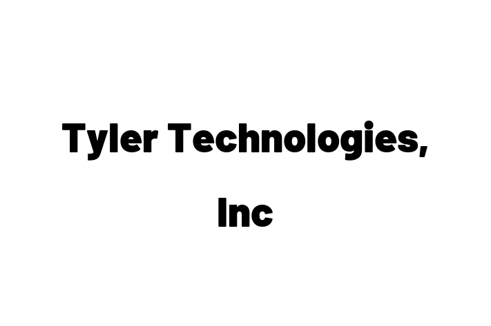 Application Development Company Tyler Technologies Inc