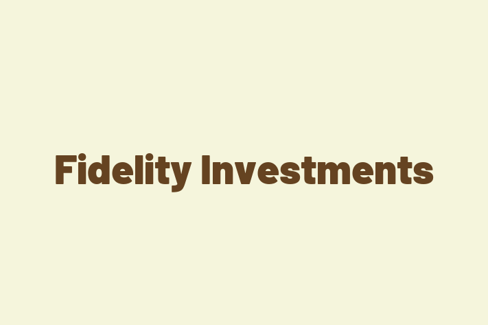 People Management Fidelity Investments