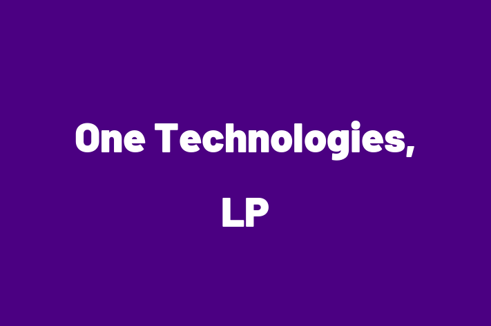 Software Development Firm One Technologies LP