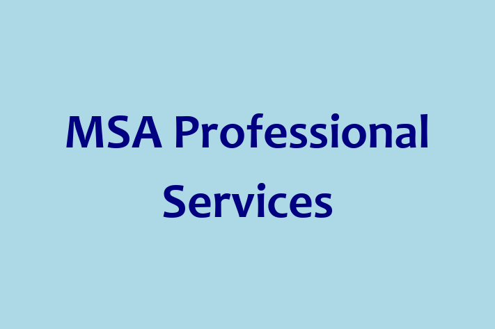 Workforce Management MSA Professional Services