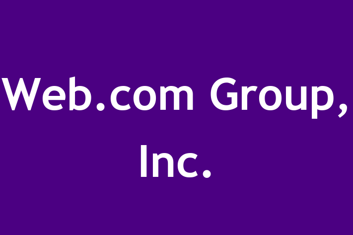 Software Services Company Web.com Group Inc.